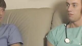 Hot twink Blake Bigalow gives passionate blowjob before sex