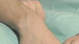 Hot twink Blake Bigalow gives passionate blowjob before sex