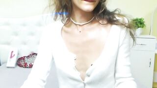Small tits amateur babe AlesyaDron masturbates and cums on webcam