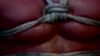 MuscleJockBound.com - BDSM whipping session for an incredibly buff hunk in a dark and