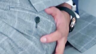 PlayingMen.com - Jock executive has his cock sucked before fucking his man with deep