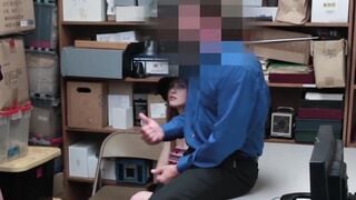 Lauren Philips fucks security in foursome with daughter