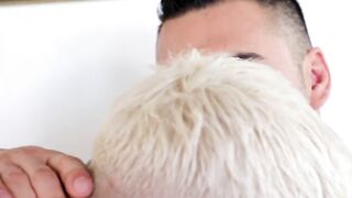 NextDoorXXX.com - Beefy jock drills twink's ass hard leaving him gaping