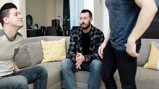 RawNextDoor.com - Dreams come true for Mark Long Dalton Riley and Martin in threesome