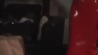 PussyCatsLatex.com - Lesbian mistress's torment and dildo fucking of submissive