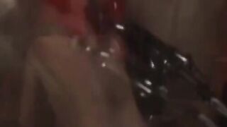 PussyCatsLatex.com - Lesbian mistress's torment and dildo fucking of submissive