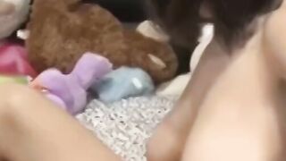 Naughty lesbian stepmom scissoring busty babe Darcie Dolce
