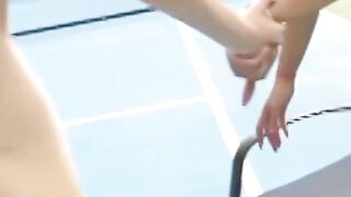 Redhead dyke Kimberly Chi pussy licked with naughty stepmom