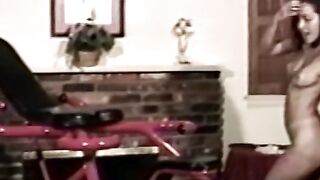 Lesbians with natural tits are up for hard anal toying