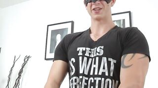 MaskXXX.com - Handsome jock's big cock takes center stage in a private show