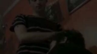 Young amateur is deepthroating his partner before facial