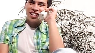 Hot twinks get naughty in a good twink threesome sex session