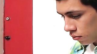 Hot twinks get naughty in a good twink threesome sex session