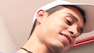 Hot twinks get naughty in a good twink threesome sex session