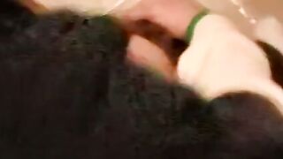 Gay amateur sucks a big fat cock in kinky threesome