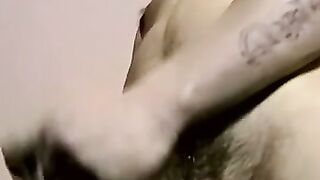 Young amateur having a strong orgasm after masturbating