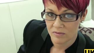 UKSubSluts.com - Desperate secretary Bree Branning's anything-for-her-job sacrifice