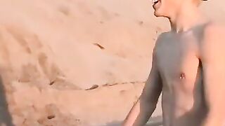 ToesXXX.com - Young guy's foot tease and kitchen jerk off adventure