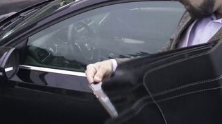 Frisky twink Noah White jerks his dick while taking a dildo drilling