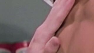 Blonde retro homo Jeff Carson gets dominated by Tim Kramers mouth and schlong