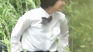 NipponPissTV.com - Beautiful and sexy Japanese chicks piss in public toilet for voyeu