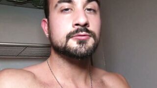 MenWithFur.com - Hung dick rider strokes his massive hairy cock alone
