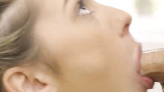 Sensual Cheerleader Mackenzie Mace Gives Head