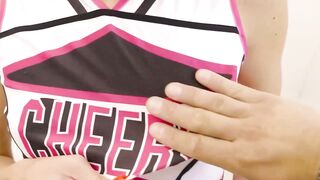 Sensual Cheerleader Mackenzie Mace Gives Head