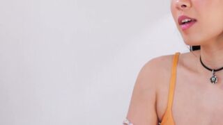 Asian teen Kimmy Kimm licked by brunette Rachel Rivers
