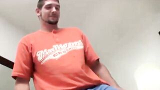 Str8Thugs.com - Handsome Tim's squirting cum load jerk off session with a focus on hi