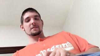 Str8Thugs.com - Handsome Tim's squirting cum load jerk off session with a focus on hi