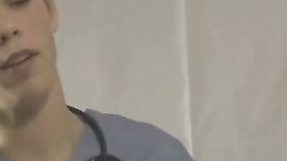 Kinky nurse Kaylo Riley rides big rock hard cock bareback