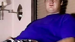 JoeSchmoeXXX.com - Chubby straight guy Chez gets his stiff dick sucked by a horny dud