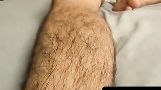 ToesXXX.com - Homo's foot worship and cum while riding a stiff dick