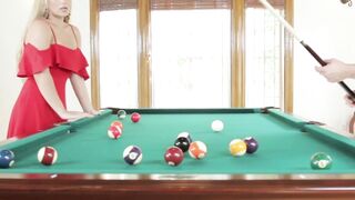Busty creampied beauty Sloan Harper bouncing on cock