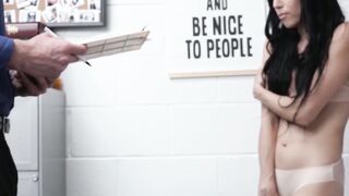 Adorable teen thief Judy Jolie hard fucked by police officer