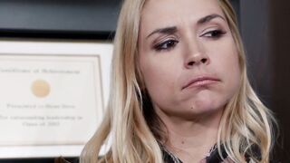 Lesbo MILF therapist scissoring with her hot young patient