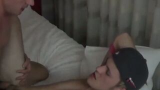 BarebackGayPorno.com - Cute skater twink Ashton Grant moans as hung lover Brandon Bla