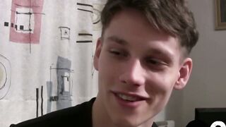 Shy Steve Maxx fucked doggystyle bareback after sucking cock