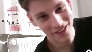 Shy Steve Maxx fucked doggystyle bareback after sucking cock
