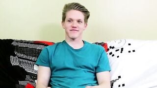 BoyObsession.com - Taylor Tyce's naked cock in his ass after interview fun