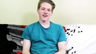 BoyObsession.com - Taylor Tyce's naked cock in his ass after interview fun