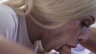 TSSexual.com - Jenna Gargles pounded hard after blowing a big cock