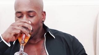 MaleNoir.com - Black hunk watches two ebony lovers suck dick and fuck hard in threeso