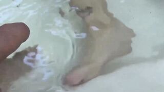 The wet ass of hot tatted dude Andreas became a slave to my deep pounding