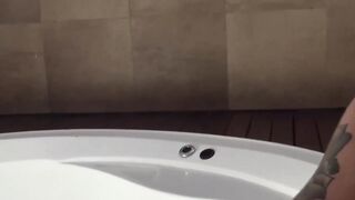 The wet ass of hot tatted dude Andreas became a slave to my deep pounding