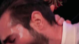PlayingMen.com - Classy executives enjoy sloppy oral sex after playing cards with hea