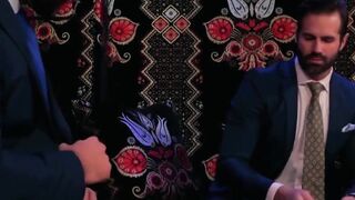 PlayingMen.com - Classy executives enjoy sloppy oral sex after playing cards with hea