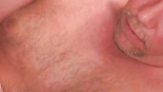 Horny gay amateur strokes himself solo into a cum explosion