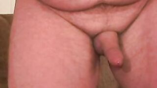 Horny gay amateur strokes himself solo into a cum explosion